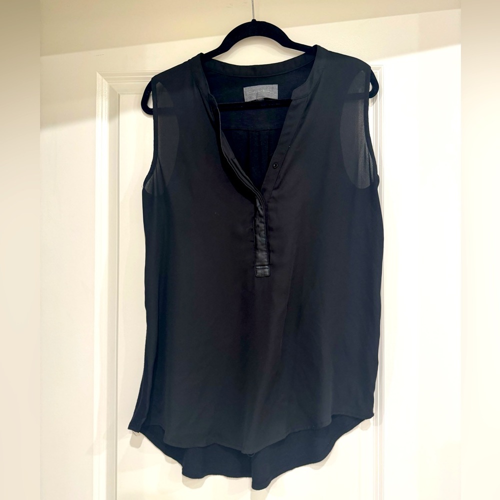 For Sale: Summer in Brooklyn, Black Blouse - Size Medium